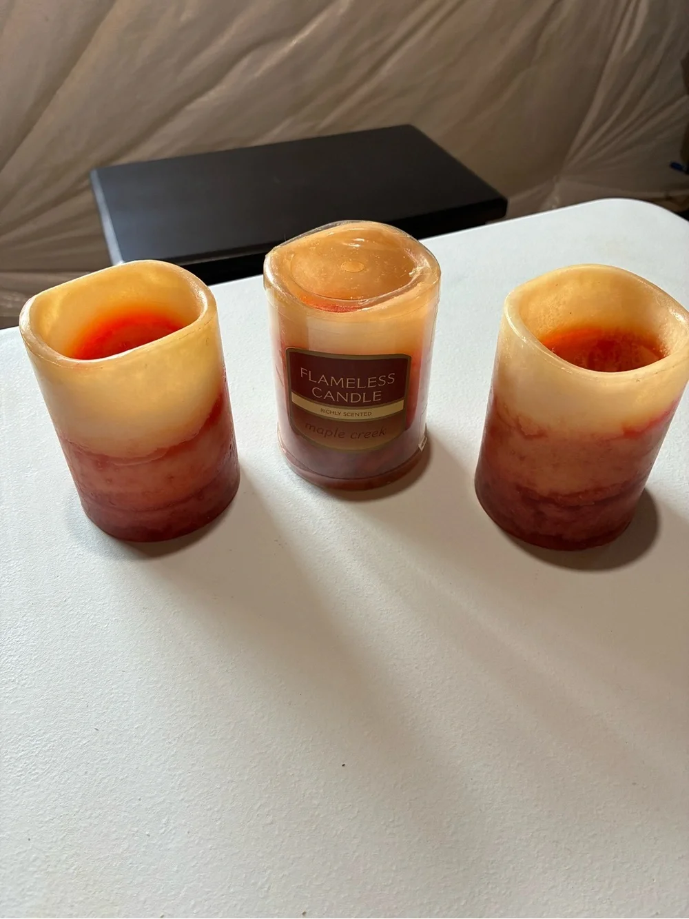 Flameless Scented Candle Set of 3 - Picture 8 of 9